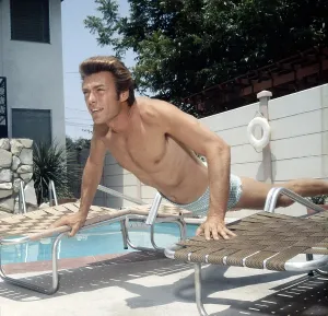 Pool Prints: Clint Eastwood, 1959. ph: Fred Swartz/TV Guide/courtesy Everett Collection