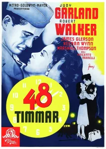 Images Dated 17th October 2014: THE CLOCK, (aka 48 TIMMAR), Swedish poster art