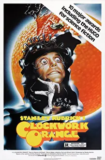 2014 Prints: A CLOCKWORK ORANGE, Malcolm McDowell, (1982 reissue poster art), 1971