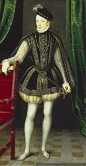 Plumage Prints: CLOUET, Franois (1505-1573). King Charles IX of France