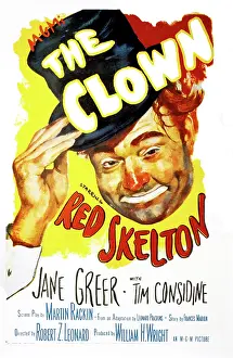 Skelton Prints: THE CLOWN, US poster art, Red Skelton, 1953