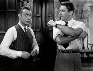 Lawford Prints: CLUNY BROWN, from left: Charles Boyer
