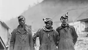 Mining Prints: Three coal miners of the Lorain Coal & Dock Company, Lorado, West Virginia, 1918