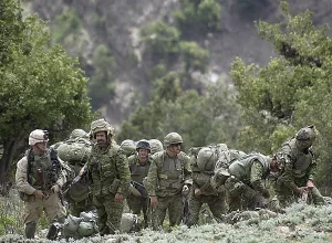 Multi National Prints: Coalition soldiers from US Canada