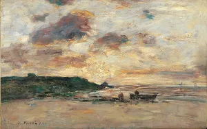 Coastline Prints: The Coast at Trouville, known as Honfleur Environs