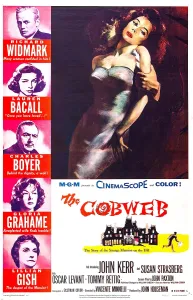 Lauren Prints: THE COBWEB, US poster, left from top: Richard Widmark
