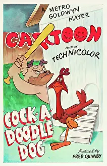 May Prints: COCK-A-DOODLE DOG, poster art, 1951