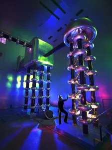 Atomic Prints: The Cockcroft Walton high-energy accelerator generates a proton beam to power the Tevatron particle accelerators