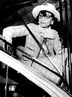 2002 Prints: Coco Chanel, watching her 1969 Collection being presented