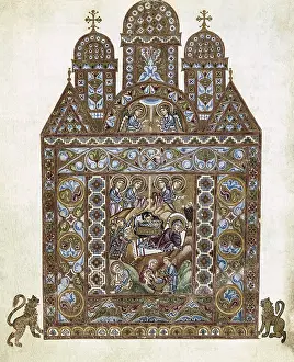 Angelic Prints: Codex Egberti. ca. 980. Nativity