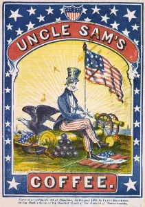 Striped Pants Prints: Coffee, Uncle Sam's Coffee