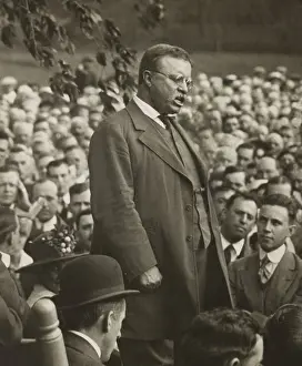 Years Old Prints: Col. Theodore Roosevelt stumping for a fellow politician