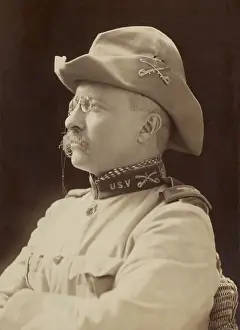 Pince Nez Prints: Col. Theodore Roosevelt in uniform of 1st United States Volunteer Cavalry