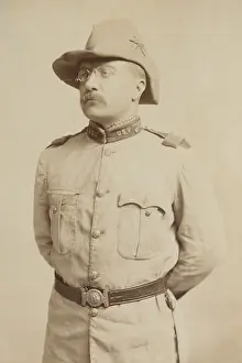 Epaulets Prints: Col. Theodore Roosevelt in uniform of 1st United States Volunteer Cavalry