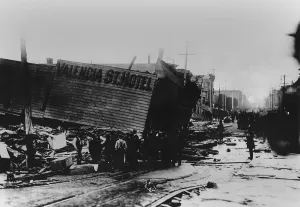 Rubble Prints: Collapsed Valencia St. Hotel after the San Francisco Earthquake, April 18, 1906