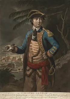 Epaulette Prints: Colonel Benedict Arnold was appointed commander of West Point in July 1780 by George Washington