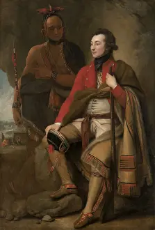 Prominent Prints: Colonel Guy Johnson and Karonghyontye (Captain David Hill)