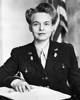 Wacs Prints: Colonel Oveta Culp Hobby, Commander of the U