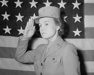 Stars And Stripes Prints: Colonel Oveta Culp Hobby, the first commanding officer of the Women's Army Corps
