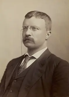 White Collar Prints: Colonel Theodore Roosevelt, portrait by Benjamin J