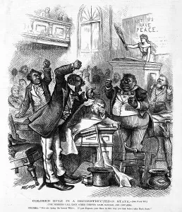 Columbia Prints: Colored rule in a reconstructed state