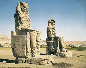 Sunlightafrica Prints: Colossi of Memnon. s.XIV BC. EGYPT
