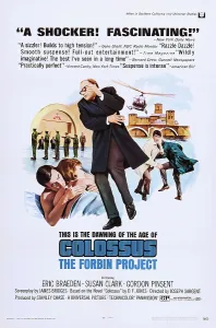 Eric Prints: COLOSSUS: THE FORBIN PROJECT, l-r: Eric Braeden, Susan Clark on poster art, 1970