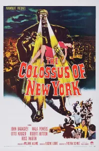 Carrying Prints: THE COLOSSUS OF NEW YORK, US poster, 1958