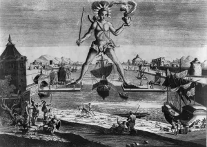 Images Dated 2nd September 2010: The Colossus of Rhodes, print 1860s