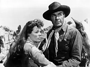 Gates Prints: COMANCHE STATION, Nancy Gates, Randolph Scott, 1960