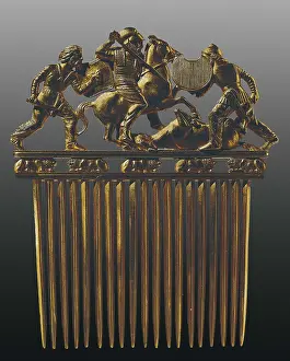 Jewel Prints: Comb with a Scythians in Battle