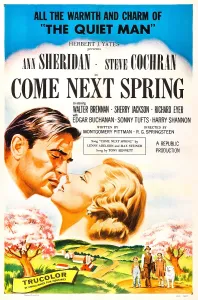 Brother And Sister Prints: COME NEXT SPRING, US poster, Steve Cochran, Ann Sheridan, 1956