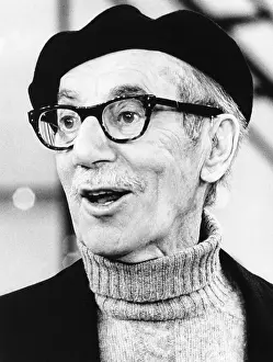 Carnegie Hall Prints: Comedian Groucho Marx at a press conference in May 1972