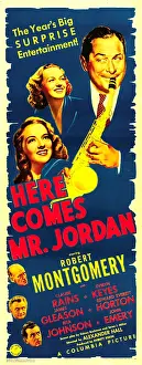 Gleason Prints: HERE COMES MR. JORDAN, top from left: Evelyn Keyes
