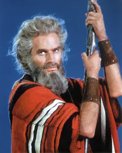 Wristband Prints: THE TEN COMMANDMENTS, Charlton Heston, 1956