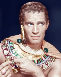 Moses Prints: THE TEN COMMANDMENTS, Charlton Heston, 1956