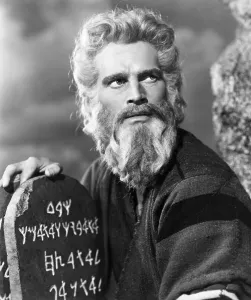 Moses Prints: THE TEN COMMANDMENTS, Charlton Heston, 1956