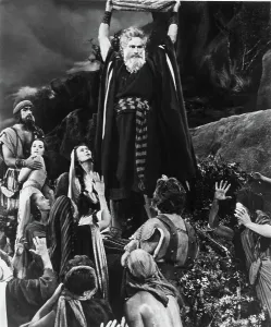 Moses Prints: THE TEN COMMANDMENTS, Charlton Heston, 1956