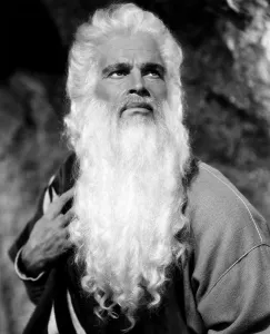 White Hair Prints: THE TEN COMMANDMENTS, Charlton Heston, 1956