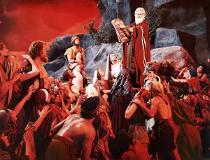 Speaking Prints: THE TEN COMMANDMENTS, John Derek, Debra Paget, Yvonne De Carlo, Charlton Heston, 1956