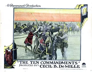 Morrauc 1imgs Prints: THE TEN COMMANDMENTS, lobbycard, 1923