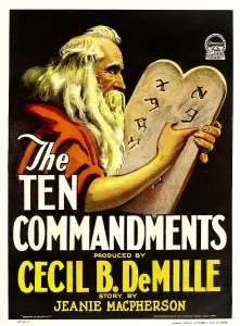 Roberts Prints: THE TEN COMMANDMENTS, Theodore Roberts, 1923