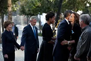 George W Prints: Commemoration ceremony at the National September 11 Memorial in New York City
