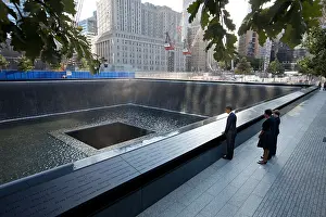 George W Prints: Commemoration ceremony at the National September 11 Memorial in New York City
