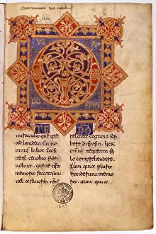 Illumination Prints: Commentary, 11th Century, illuminated codex - Vatican City