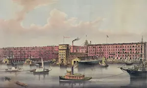 Shipping Prints: Commercial ship traffic in front of the E