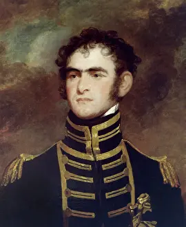 Ribbon Prints: Commodore John Rodgers, in an undated copy of Gilbert Stuarts portrait