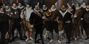 Militia Prints: Company of Captain Dirck Rosecrans and Lieutenant Pauw