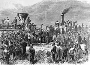 Images Dated 3rd November 2008: Completion of Pacific Railroad