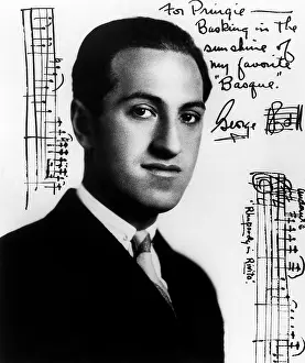 Composer Prints: Composer George Gershwin (1898-1937). Courtesy: CSU Archives/Everett Collection